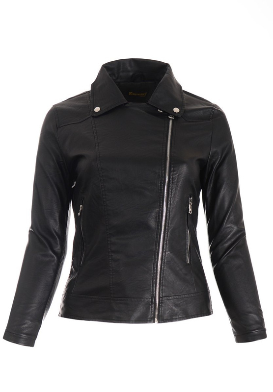 Damska Kurtka Ramoneska Izabela Czarna