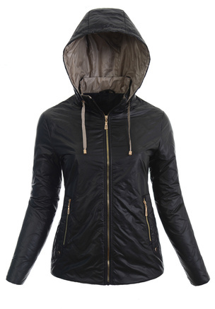 Damska Kurtka Przejściowa Wiosenna Pelagia Czarna