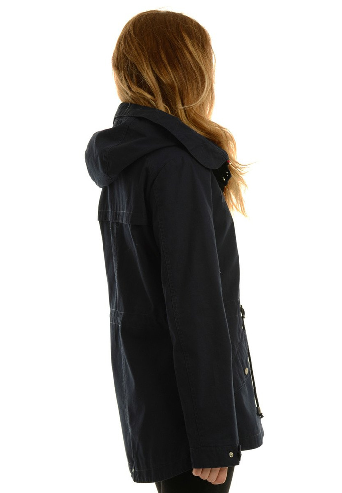 Damska Kurtka Parka Wiosenna Nataly Granatowa