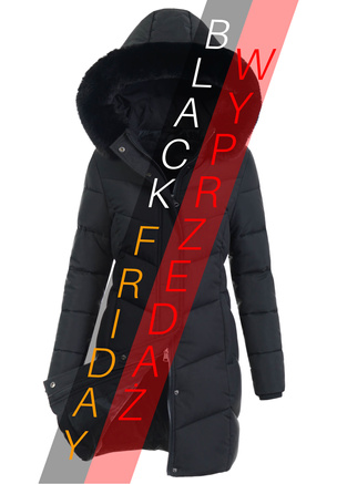 Damska Kurtka Zimowa Pikowana Lidia Czarna