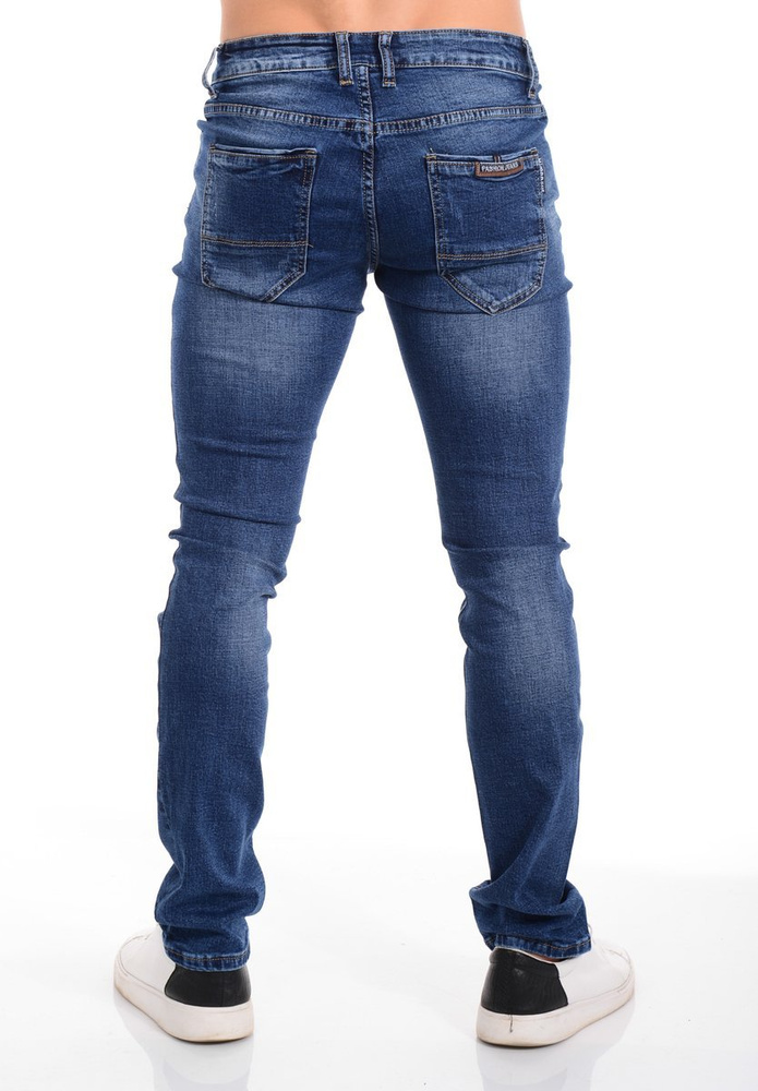 Męskie Spodnie Niebieskie