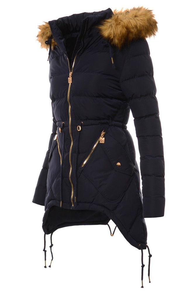 Damska Ortalionowa Kurtka Agnes Granatowa