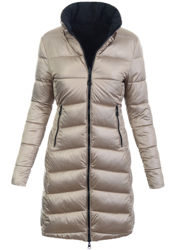 Damska Kurtka Ortalionowa Dwustronna Lora Cappuccino