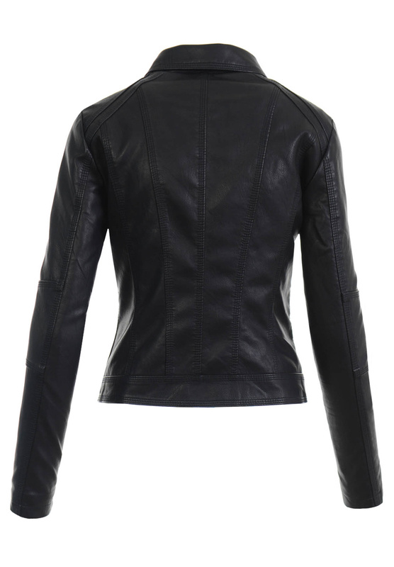 Damska Kurtka Ramoneska Megan Czarna