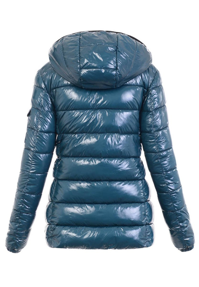 Damska Zimowa Kurtka Diana Turkusowa