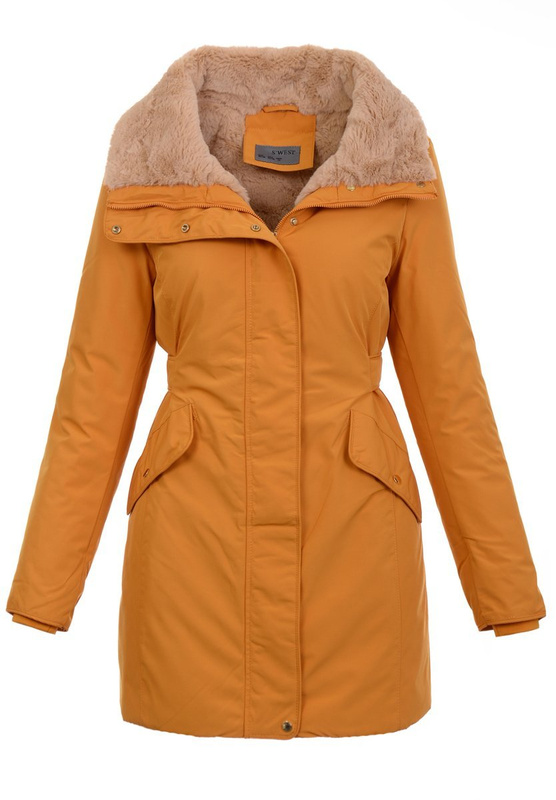 Zimowa Kurtka Parka Mirela Camel