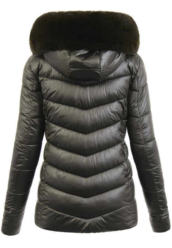 Damska Kurtka Zimowa Danuta Ciemno Zielona