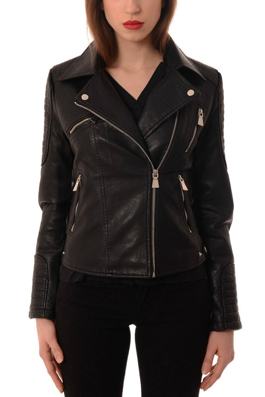 Damska Kurtka Ramoneska Czarna