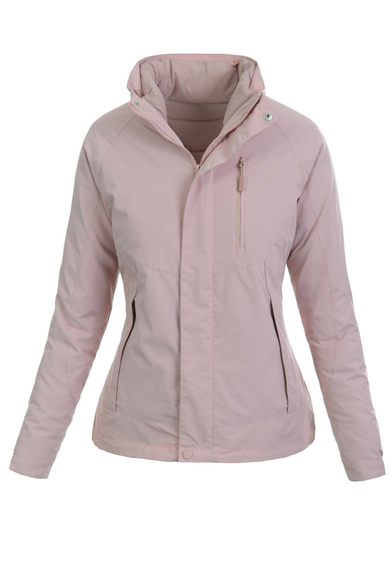 Damska Kurtka Parka Przejściowa 3w1 Estera Różowa