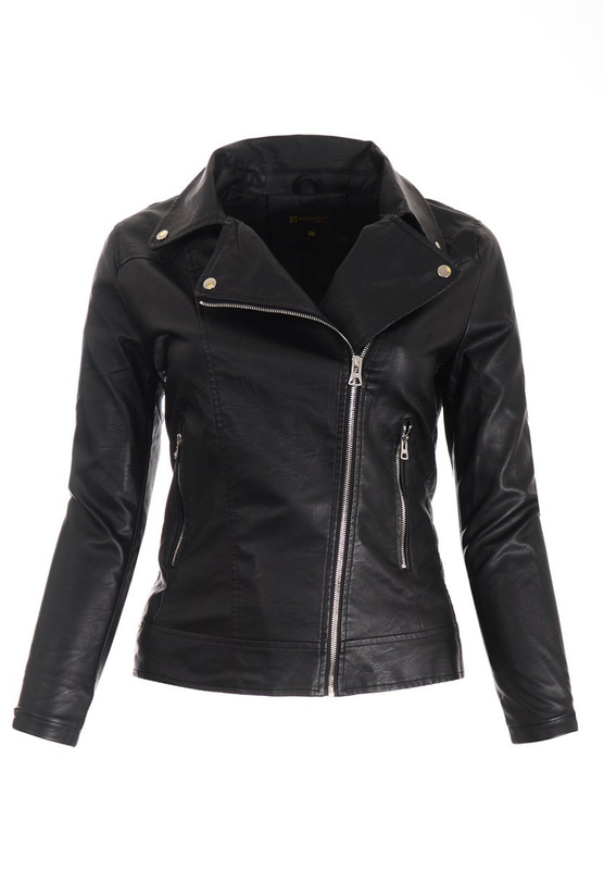 Damska Kurtka Ramoneska Izabela Czarna