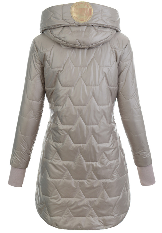 Damska Kurtka Pikowana Wiosenna Ida Cappuccino