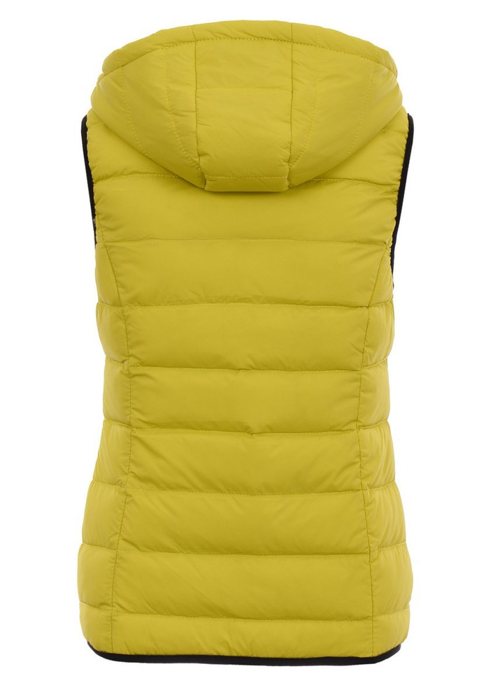 Damska Kamizelka Bezrękawnik Basia Żółta