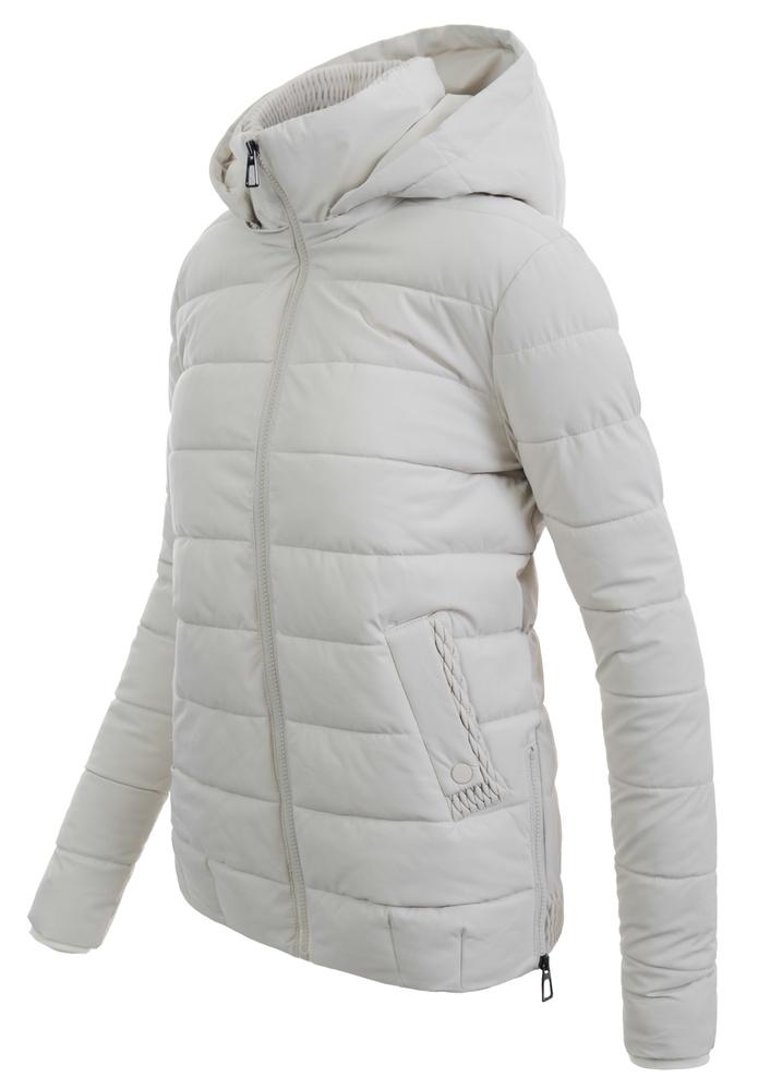 Damska Kurtka Zimowa Bernadeta Ecru