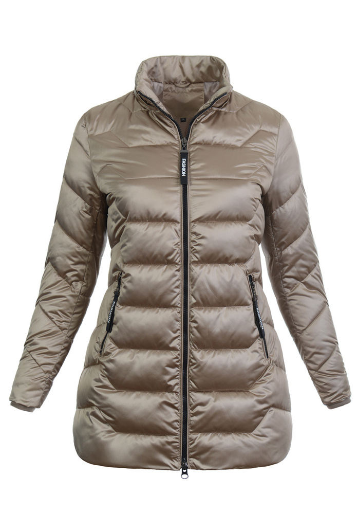 Damska Kurtka Ortalionowa Irmina Cappuccino