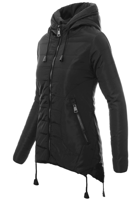 Damska Wiosenna Ortalionowa Kurtka Tola Czarna