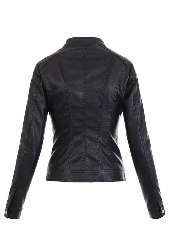 Damska Kurtka Ramoneska Małgorzata Czarna