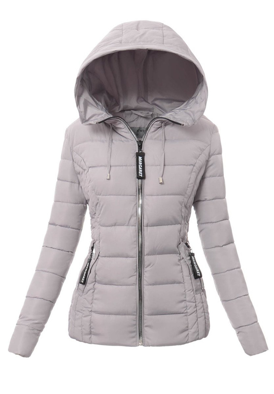 Damska Zimowa Kurtka Ortalionowa Margaret Szara