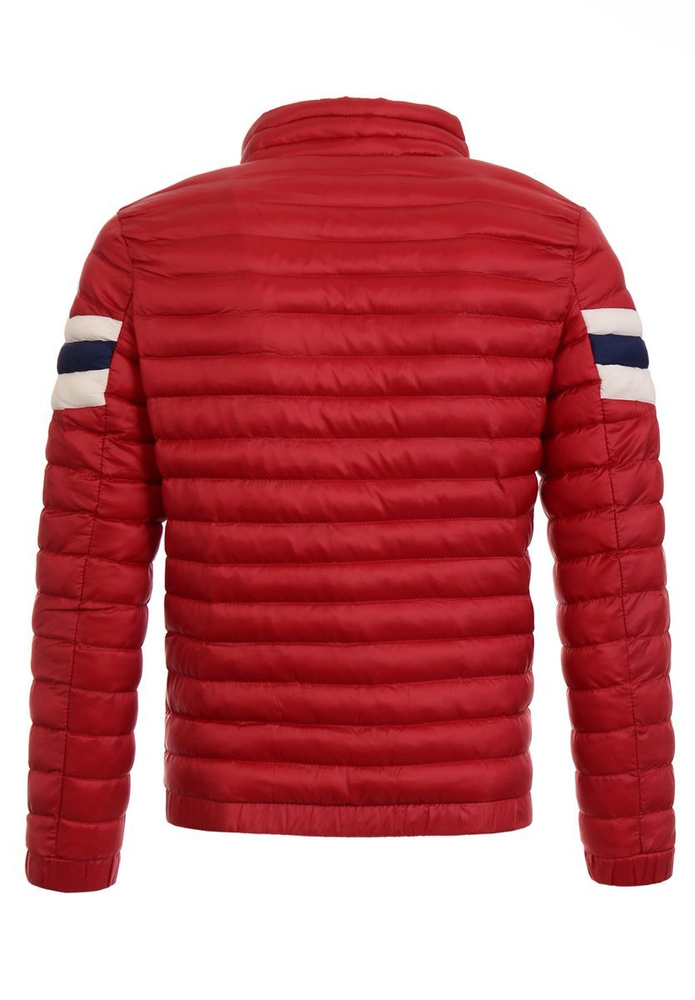 Męska Kurtka Wiosenna - Jesienna Czerwona