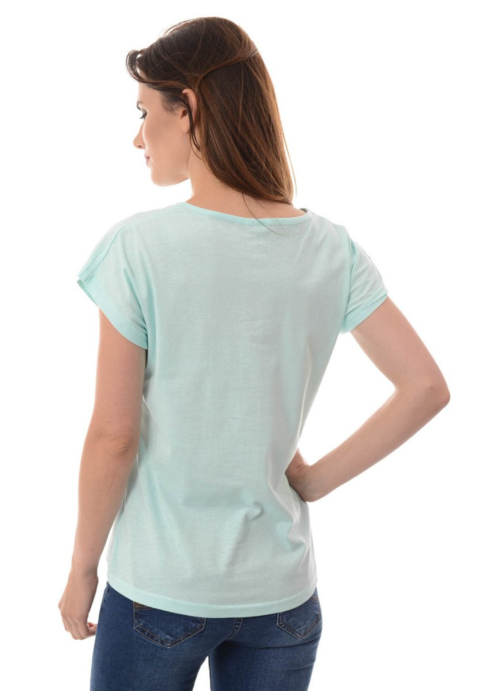 Damska Koszulka Krótki Rękaw T-Shirt Nadruk Kochana Zołza Zielona