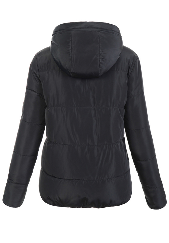 Damska Kurtka Ortalionowa Dwustronna Nastia Czarna