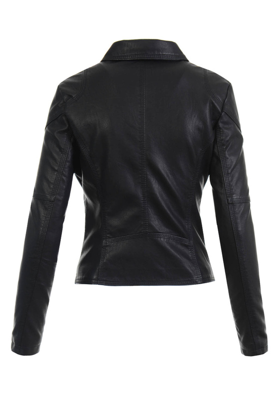 Damska Kurtka Ramoneska Zoya Czarna