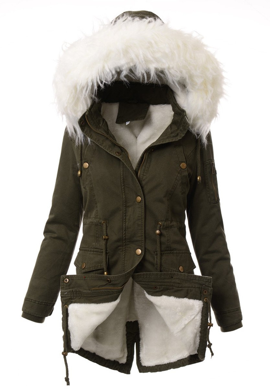 Parka Zimowa Barbara Zielona