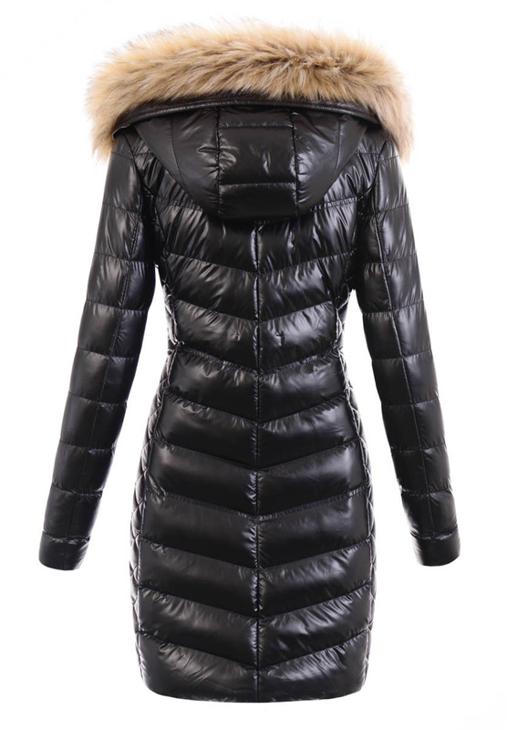 Damska Kurtka Zimowa Ortalionowa Viktoria Czarna