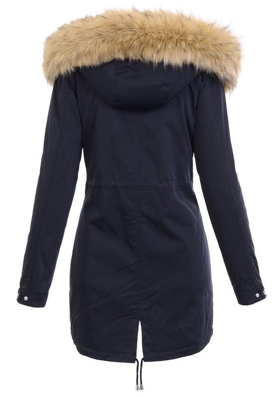 Damska Kurtka Parka 2w1 Izabela Granatowa