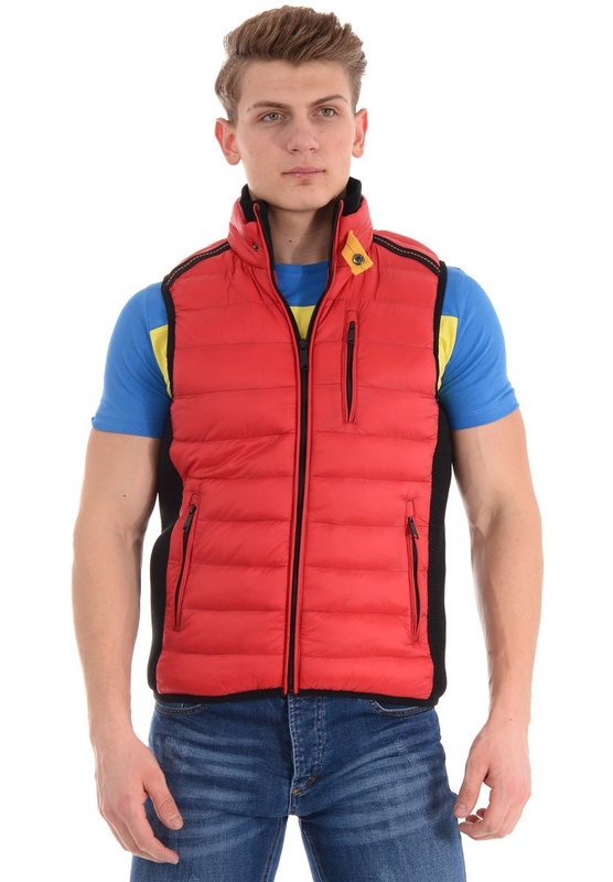 Męska Kamizelka Bezrękawnik Czerwony