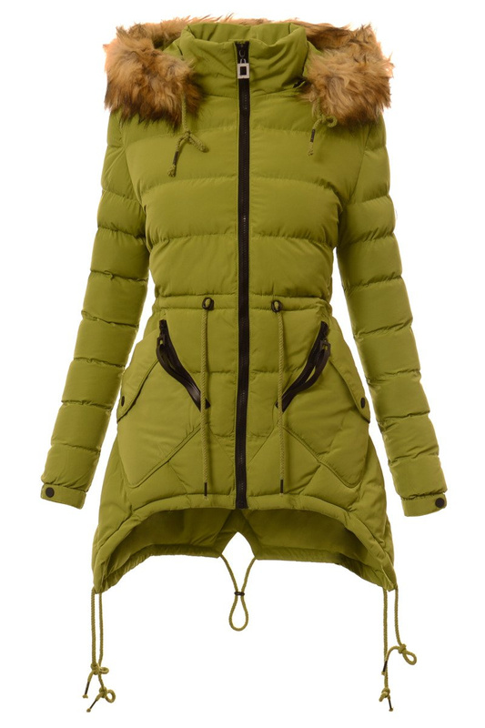 Damska Kurtka Ortalionowa Jasno Zielona