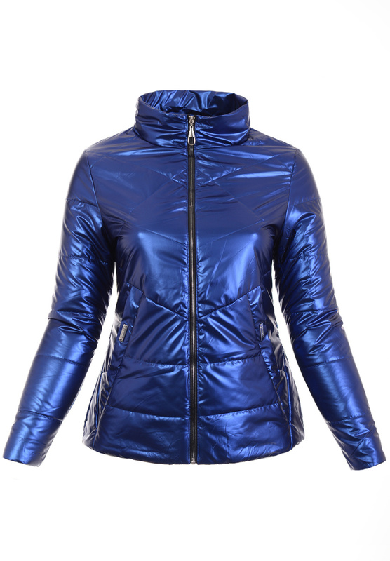 Damska Wiosenna Kurtka Dorota Niebieska