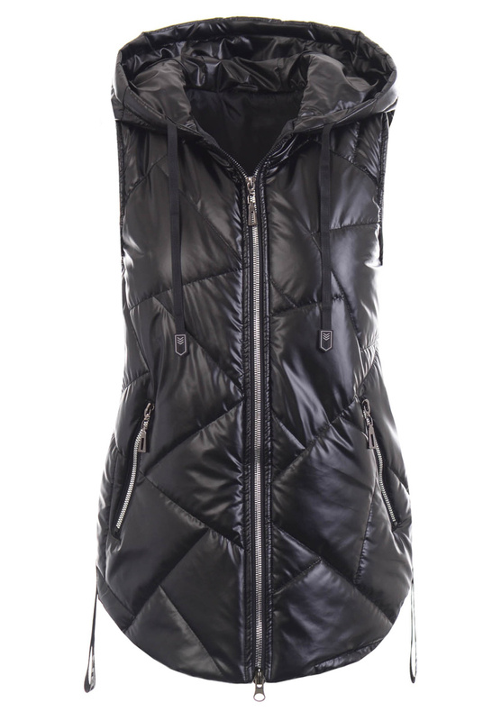 Damska Kamizelka Bezrękawnik Sybilla Czarna