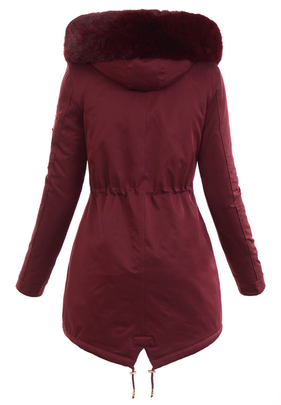 Parka Zimowa Anastazja Bordowa