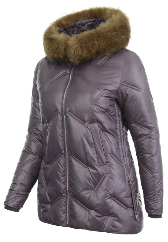 Damska Kurtka Zimowa Ofelia Fioletowa