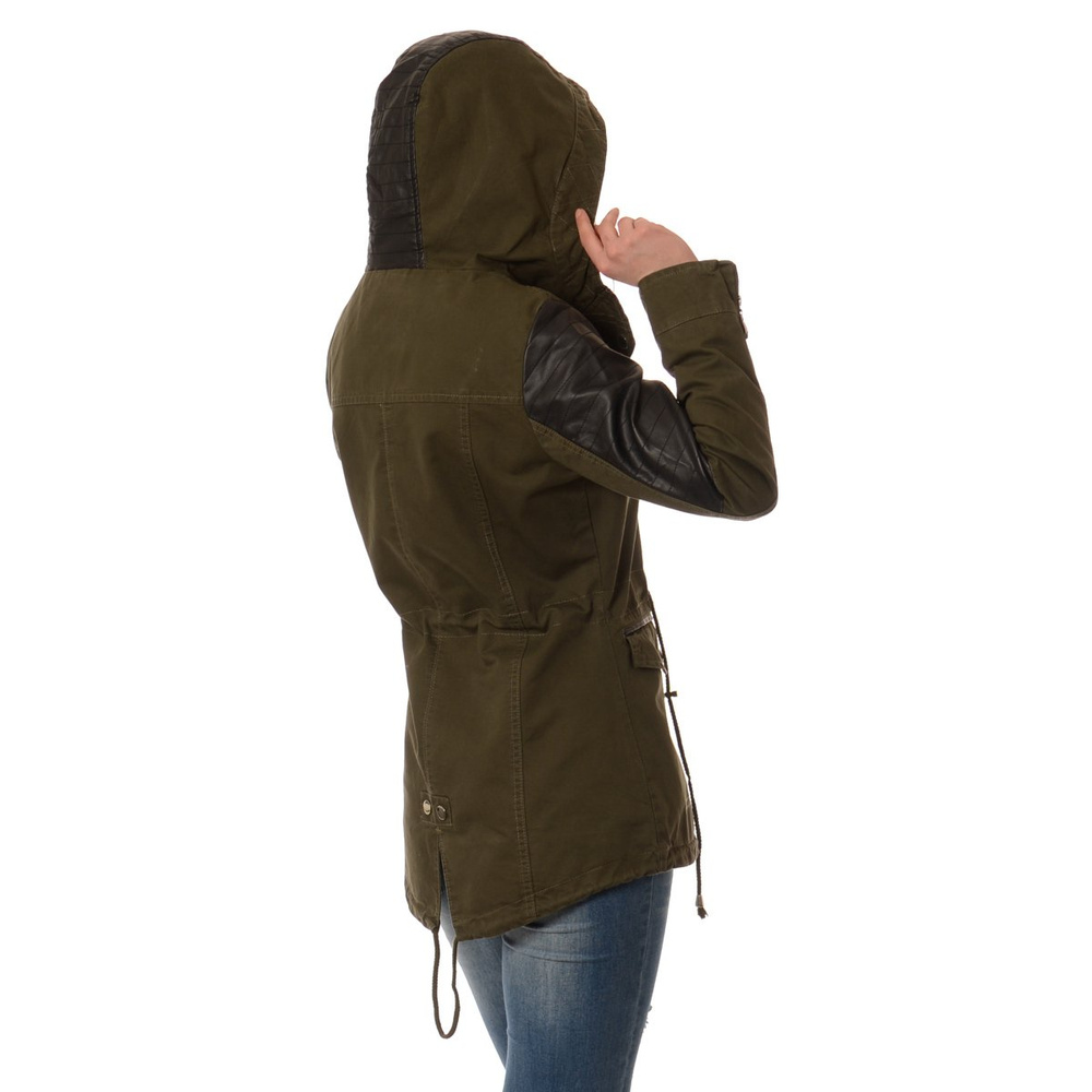 Damska Kurtka Parka Przejściowa Clarisse Zielona