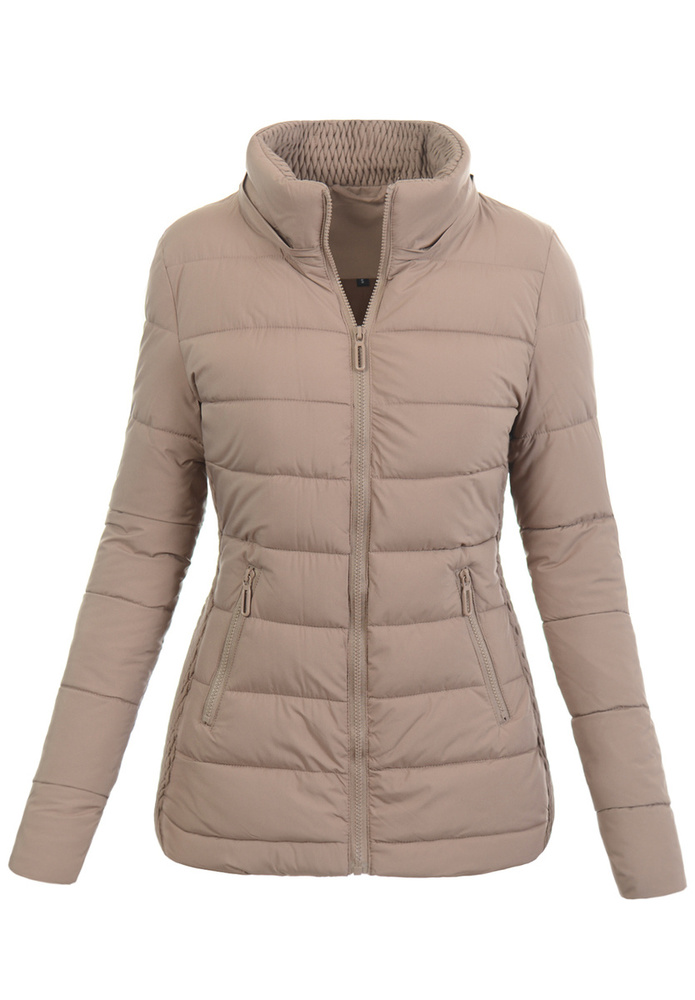 Damska Kurtka Zimowa Kaja Brązowa