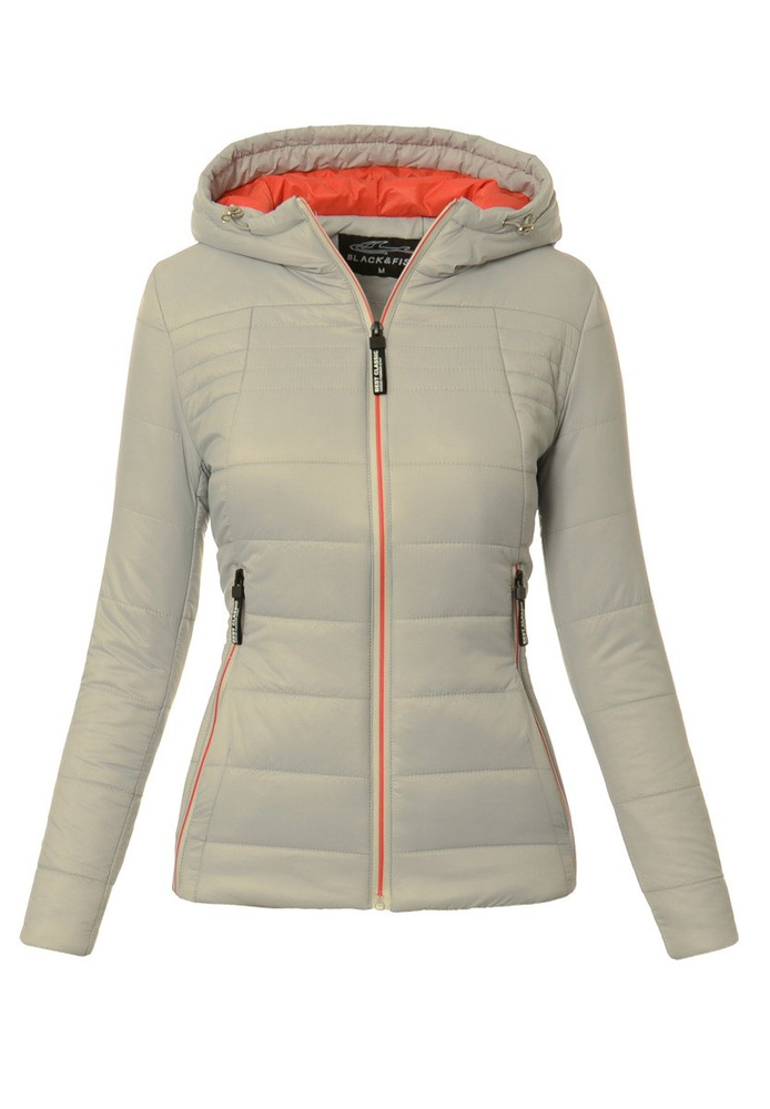 Damska Jesienna Wiosenna Kurtka Marieta Szara