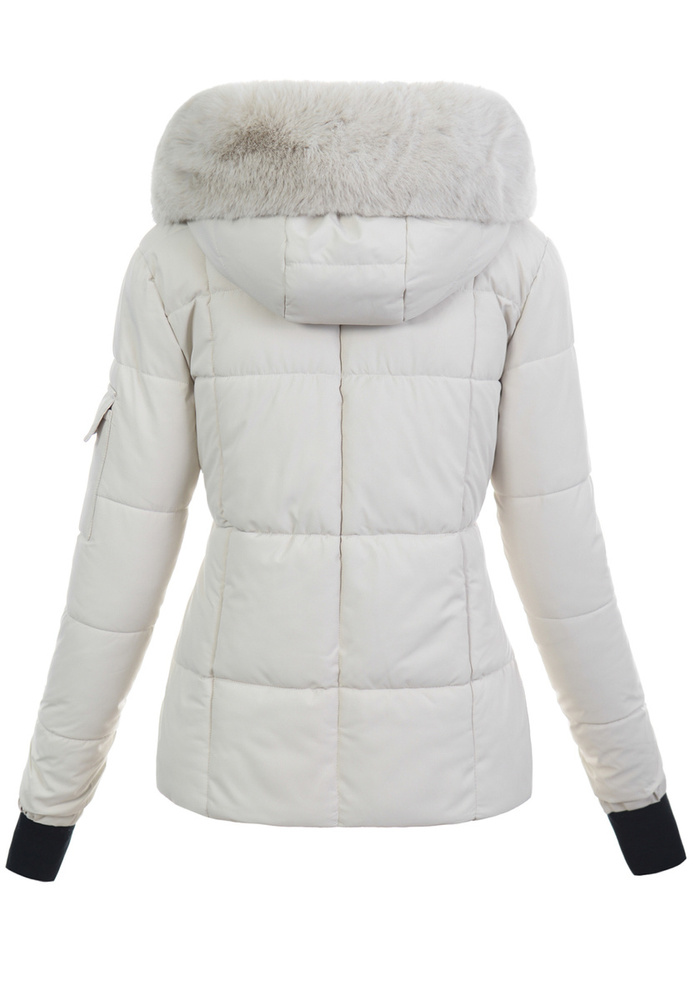 Damska Kurtka Zimowa Florentyna Ecru