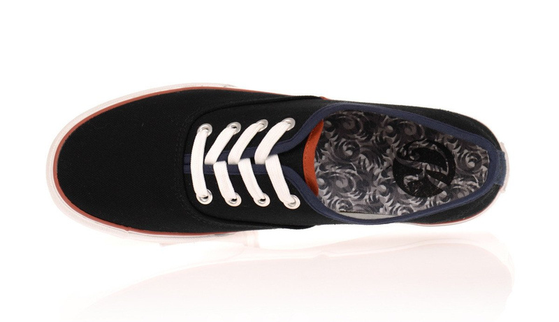 Męskie Trampki Tenisówki Czarne