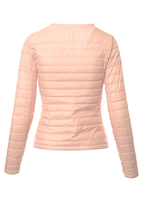 Damska Jesienna Wiosenna Kurtka Ortalionowa Różowa