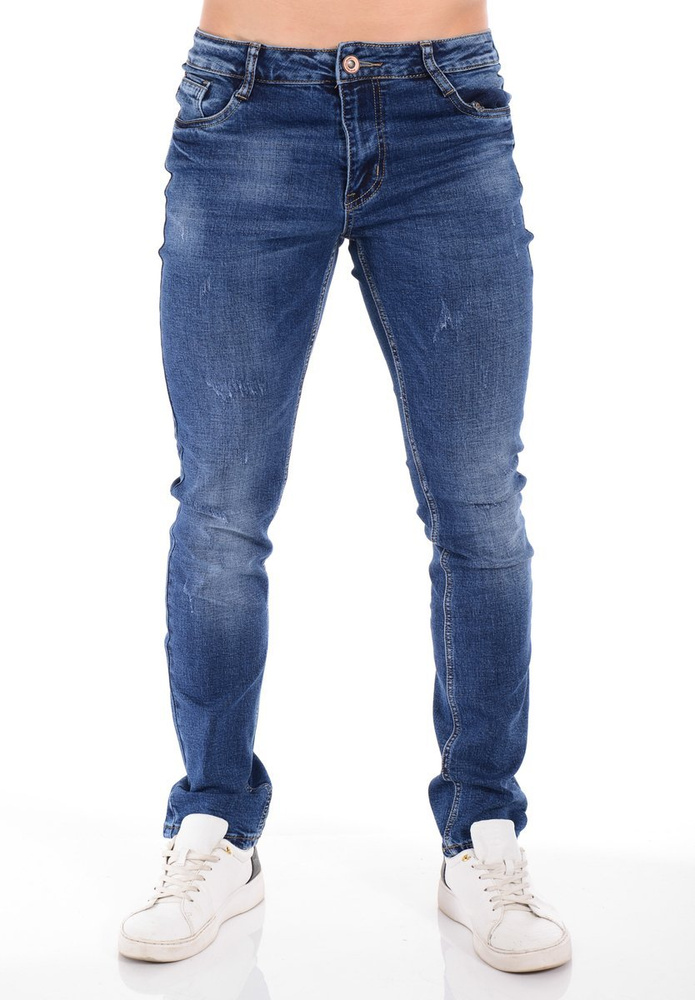 Męskie Spodnie Niebieskie