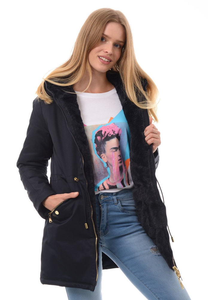 Dwustronna Kurtka Nikola Granatowa