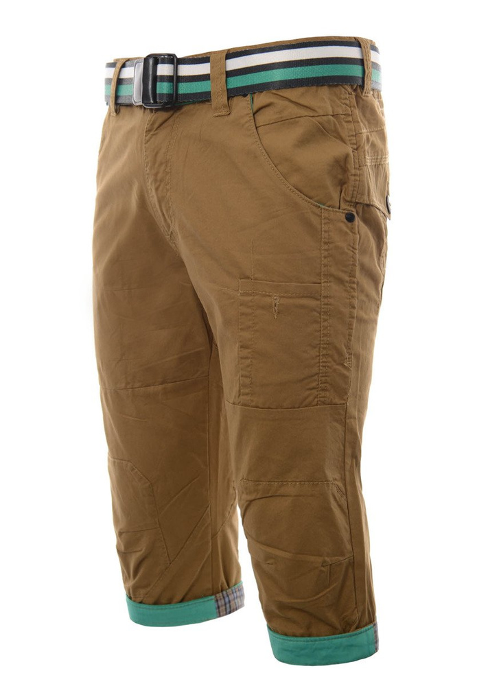 Męskie Shorty Spodenki Krótkie Beżowe