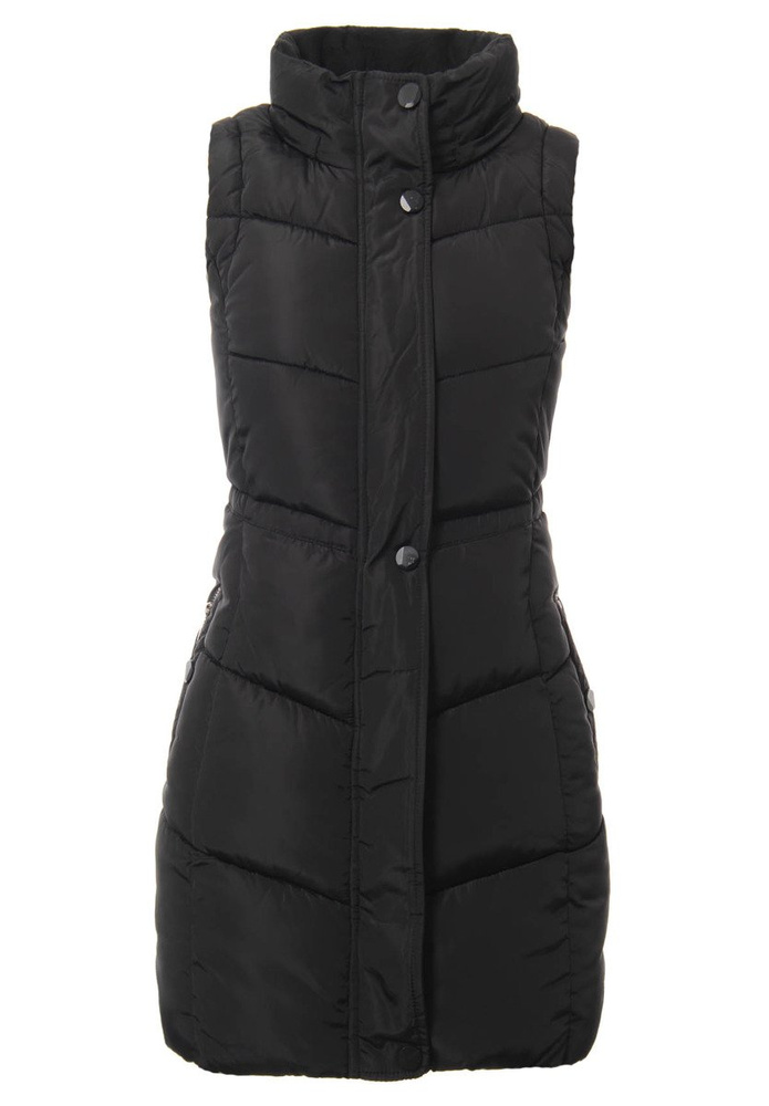 Damska Kamizelka Bezrękawnik Anna Czarny
