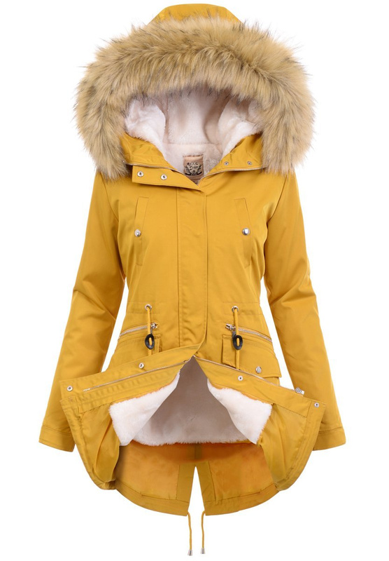 Damska Kurtka Parka 2w1 Izabela Camel