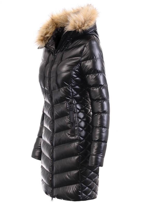Damska Kurtka Zimowa Ortalionowa Viktoria Czarna