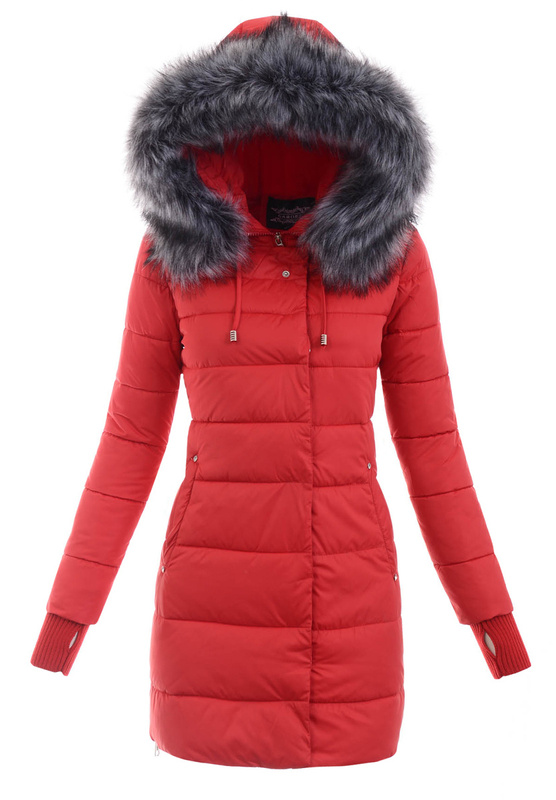 Damska Ortalionowa Kurtka Ramona Czerwona