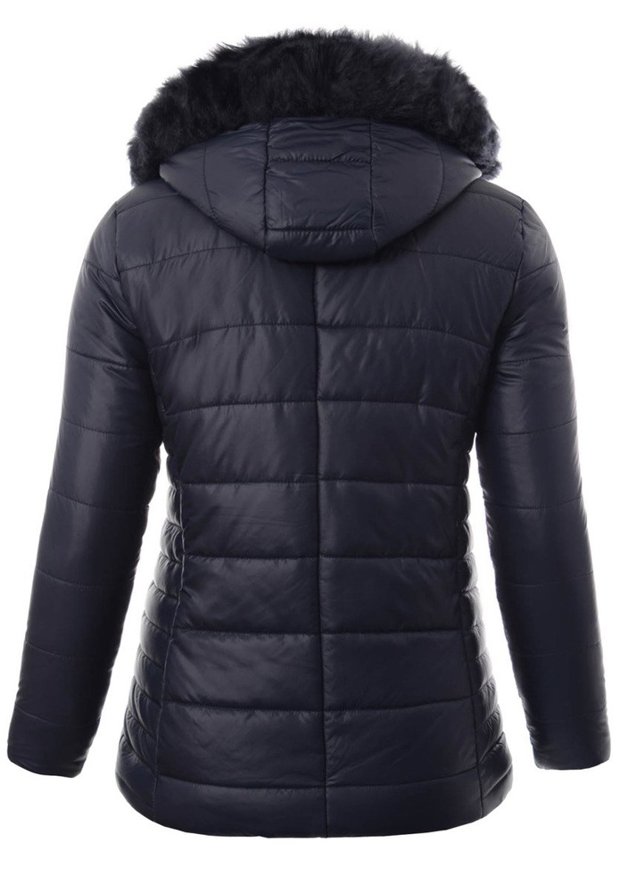 Damska Zimowa Ortalionowa Kurtka Otylia Granatowa