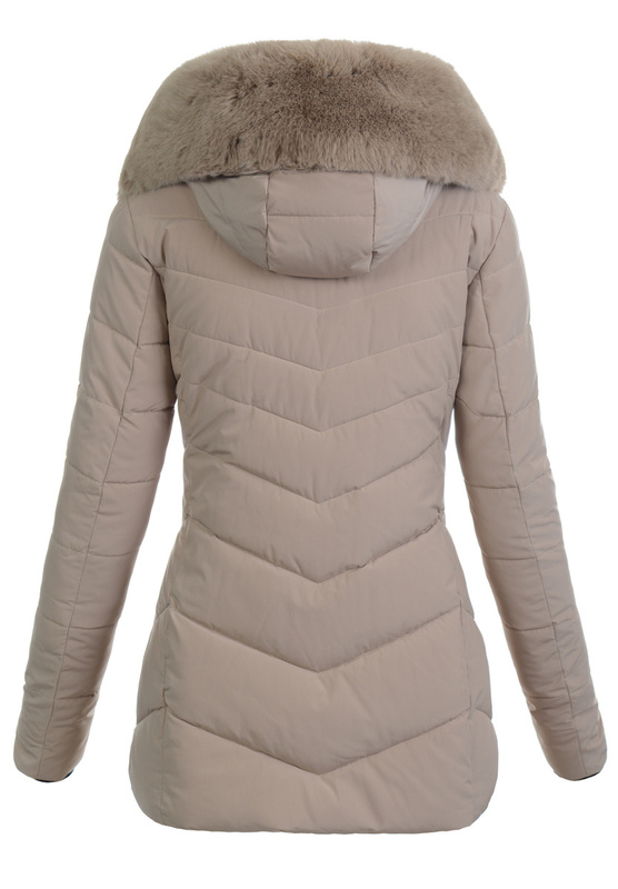 Damska Kurtka Zimowa Hanna Beżowa