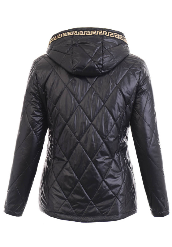 Damska Wiosenna Kurtka Ludmiła Czarna